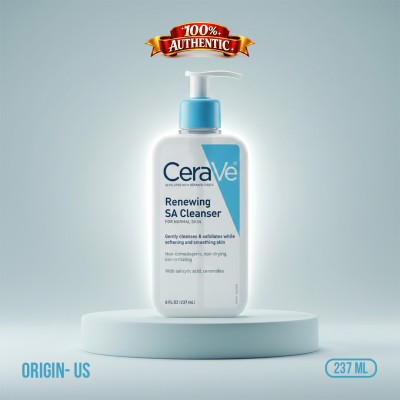 CeraVe Renewing SA Cleanser 237ml US — Salicylic Acid Exfoliating Face Wash