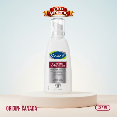 Cetaphil Foaming Face Wash 237ml CA — Gentle Cleanser for Sensitive Skin