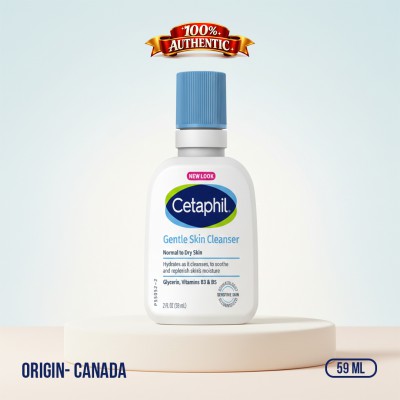 Cetaphil Gentle Skin Cleanser 59ml CA — Hydrating Face Wash for Normal to Dry Skin