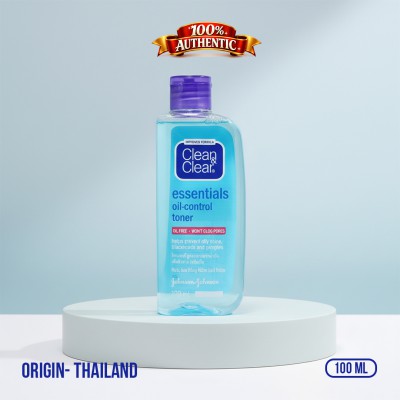 Clean & Clear Essentials Oil Control Toner 100ml TH — For Oily & Acne-Prone Skin