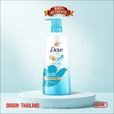 Dove Micellar Volume Nourishment Shampoo TH — Lightweight Oil Control & Volume Care 430 ml