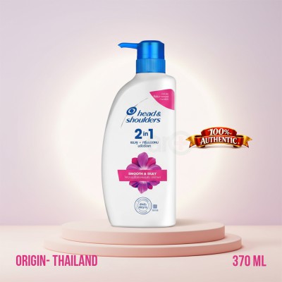Head & Shoulders 2 in 1 Smooth & Silky Shampoo + Conditioner 370ml TH