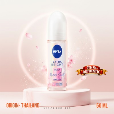 NIVEA Extra Bright Premium Fragrance Miracle Sweet Roll-On Deodorant 50ml TH