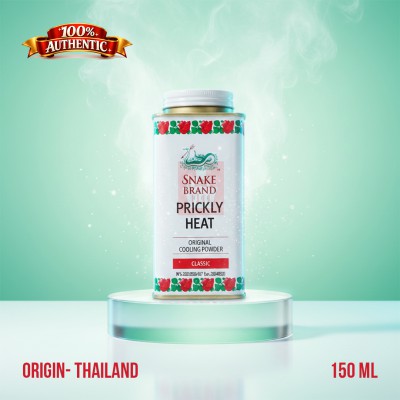 Snake Brand Prickly Heat Original Cooling Powder Classic 140gm TH