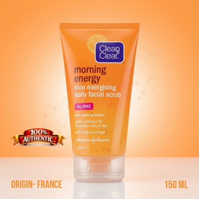 Clean & Clear Morning Energy Skin Energising Daily Facial Scrub – 150ml FR