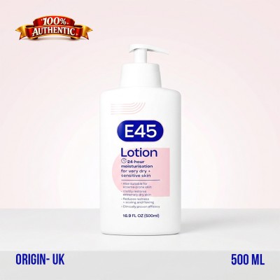 E45 Moisturising Lotion 500ml for Dry & Sensitive Skin UK