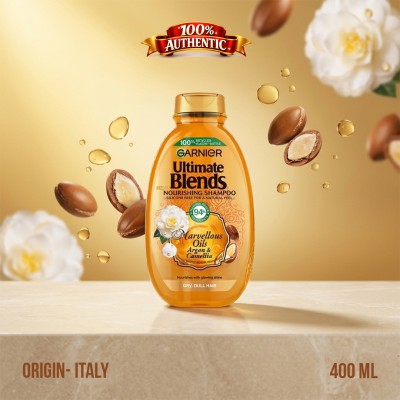 Garnier Ultimate Blends Argan & Camellia Oil Marvellous Oils Nourishing Shampoo – 400ml