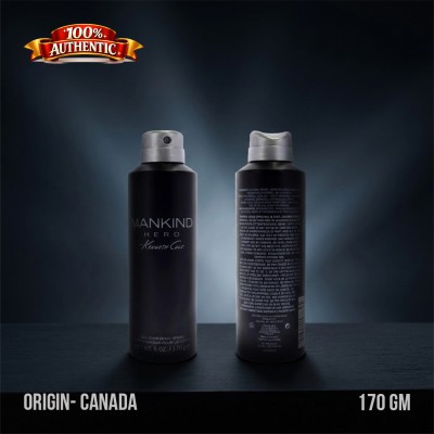Kenneth Cole Mankind Hero All Over Body Spray for Men – 170g