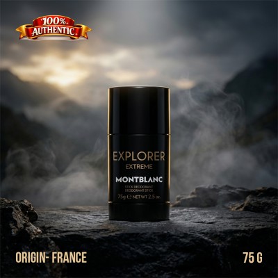Mont Blanc Explorer Extreme Deodorant Stick 75g – Long-Lasting Freshness for Men (FR)