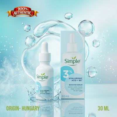 Simple Booster Serum 3% Hyaluronic Acid + B5 30ml Hungary – Deep Hydration Serum for Smooth & Plump Skin