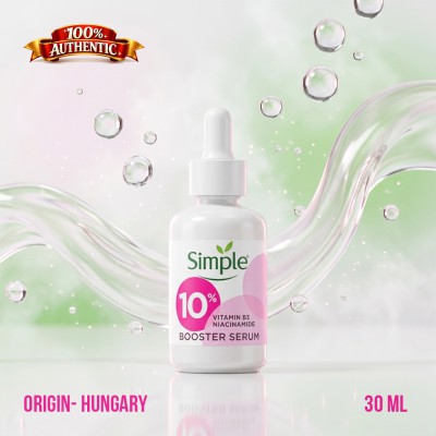 Simple Booster Serum 10% Vitamin B3 Niacinamide 30ml Hungary – Oil Control, Acne Care & Pore Minimizing Serum
