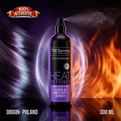 TRESemmé Care & Protect Heat Defence Spray 300ml Poland – Heat Protection Spray up to 230°C for Smooth, Damage-Free Hair