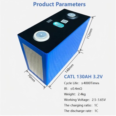 CATL 3.2V 130Ah LiFePO4 Battery Cell | High Performance Lithium Iron Phosphate Battery for Solar & EV