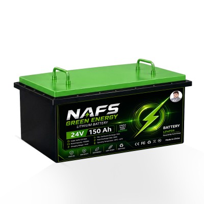 NAFS Green Energy 24V 150Ah LiFePO4 Lithium Battery