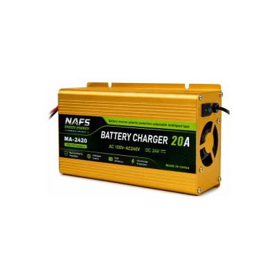 NAFS MA-2420 Battery Charger 24V 20A High Performance Intelligent Charger