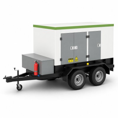 Trailer-Mounted Energy Storage System | 30kW–100kW | 69.12kWh–200kWh | ECOE-C60G69115-T Series